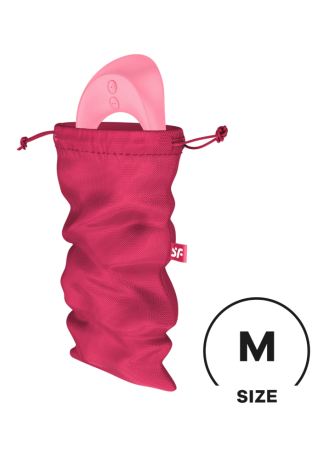 Sac de rangement sextoys rose taille M Treasure Bag Satisfyer - CC597879